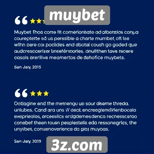 Opiniões de usuários sobre a experiência em muybet